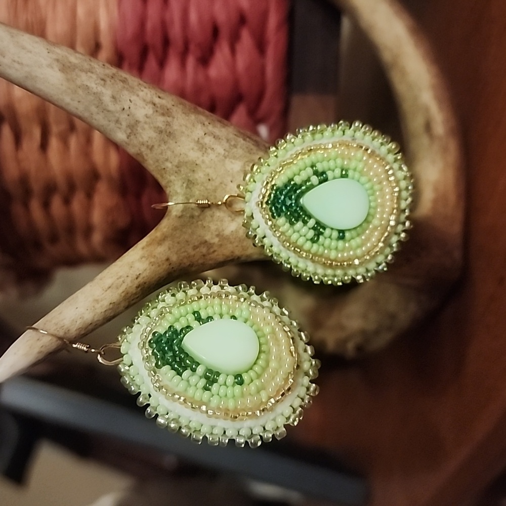 Artisan Handmade Beaded Earrings